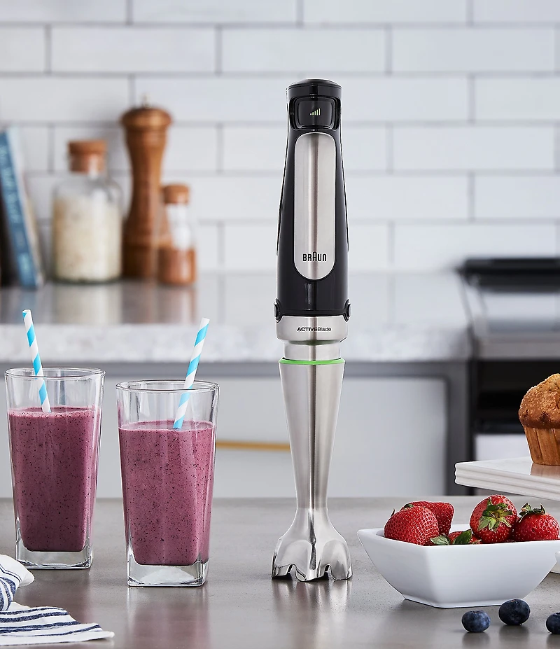Braun MultiQuick 7 Immersion Hand Blender (1.5-Cup Food Processor, Whisk, Beaker)