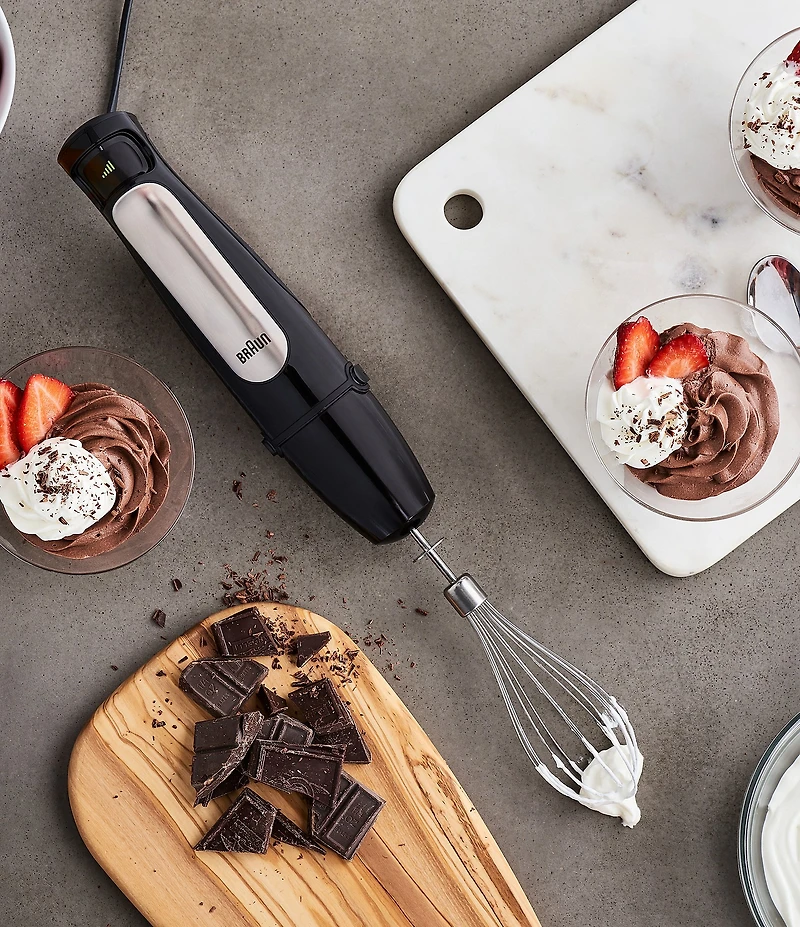 Braun MultiQuick 7 Immersion Hand Blender (1.5-Cup Food Processor, Whisk, Beaker)