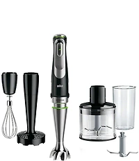 Braun Multiquick 9 Hand Blender With Imode Technology (SS Blending Shaft + Beaker + Whisk + 2C Chopper + Masher)