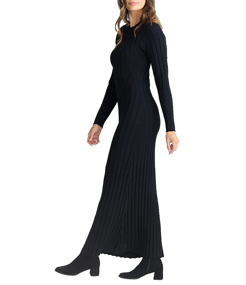 Brave + True Chloe Rib Knit Long Sleeve Dress