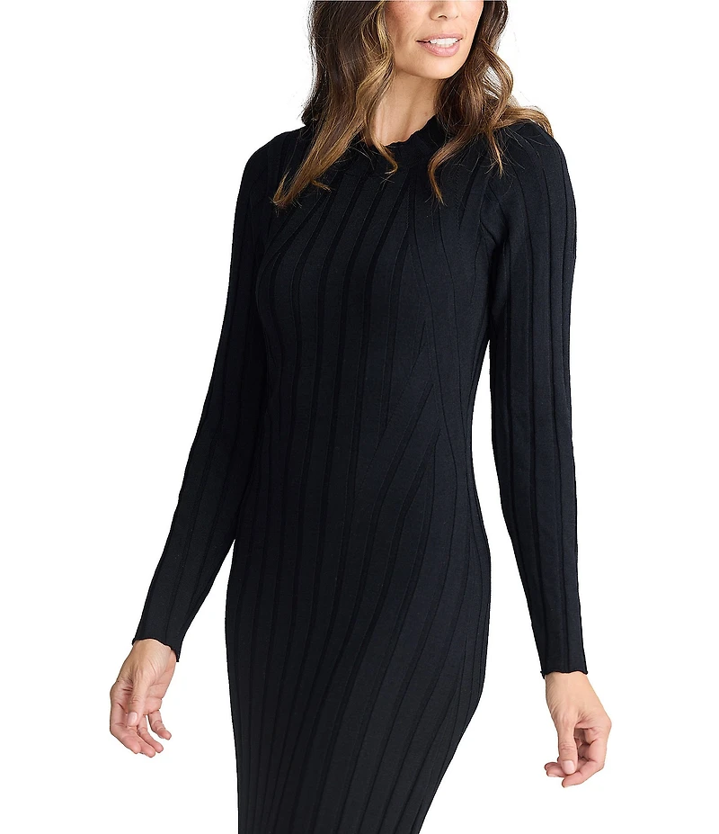 Brave + True Chloe Rib Knit Long Sleeve Dress