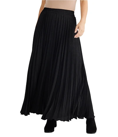 Brave + True Alias Pleated Maxi Skirt
