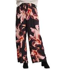Brave + True Astrid Coordinating Floral Print Drawstring Wide Leg Pants