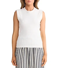 Brave + True Daphne Crew Neck Rib Knit Tank