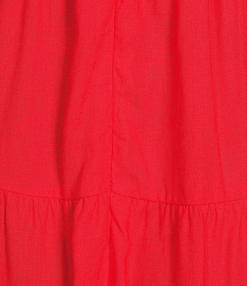 Brave + True Gelato Square Neckline Empire Tiered Midi Dress