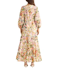 Brave + True Gertie Zoe's Garden V-Neck Long Sleeve Maxi Dress