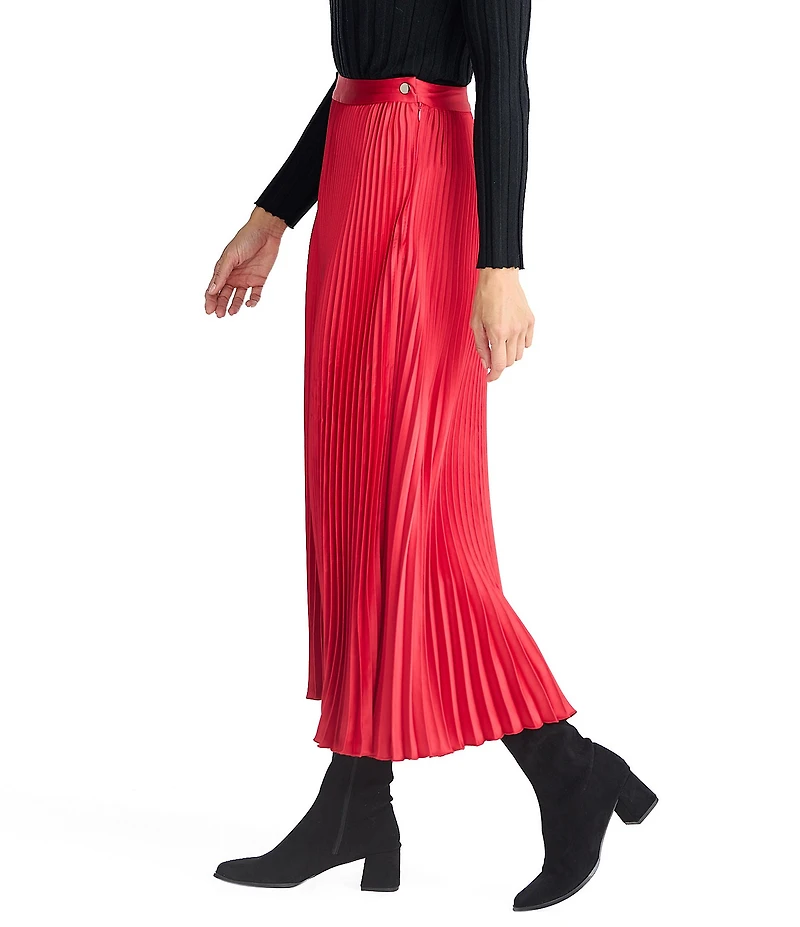 Brave + True Identity Pleated Maxi Skirt