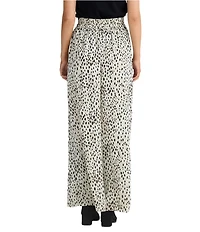 Brave + True Liza Wide Leg Drawstring Front Pull On Pants