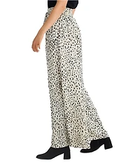 Brave + True Liza Wide Leg Drawstring Front Pull On Pants