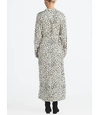 Brave + True Long Sleeve Split V Neckline Sampson Maxi Shirt Dress