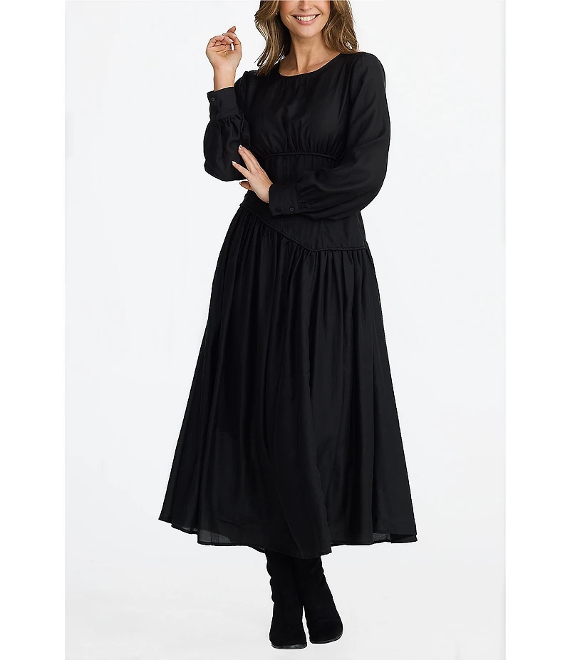Brave + True Martina Asymmetric Corset Style Seam Waist Dress