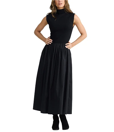 Brave + True Mayflower Sleeveless Pullover High Neckline Maxi Dress