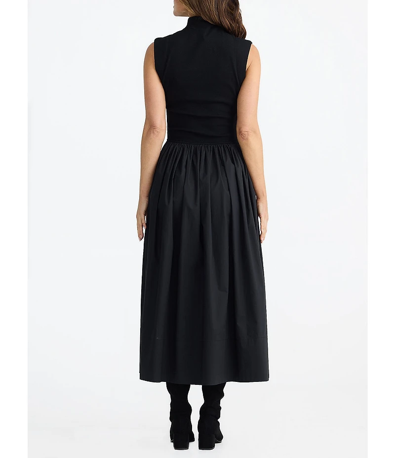 Brave + True Mayflower Sleeveless Pullover High Neckline Maxi Dress