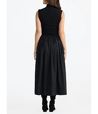 Brave + True Mayflower Sleeveless Pullover High Neckline Maxi Dress