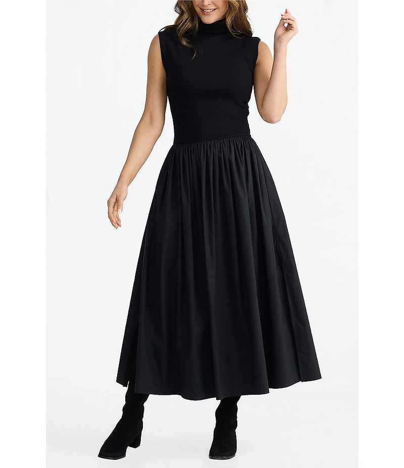 Brave + True Mayflower Sleeveless Pullover High Neckline Maxi Dress