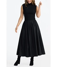 Brave + True Mayflower Sleeveless Pullover High Neckline Maxi Dress