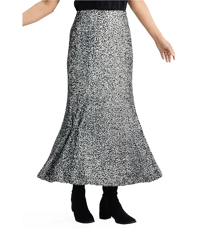Brave + True Ritz Sequin Pencil Maxi Skirt