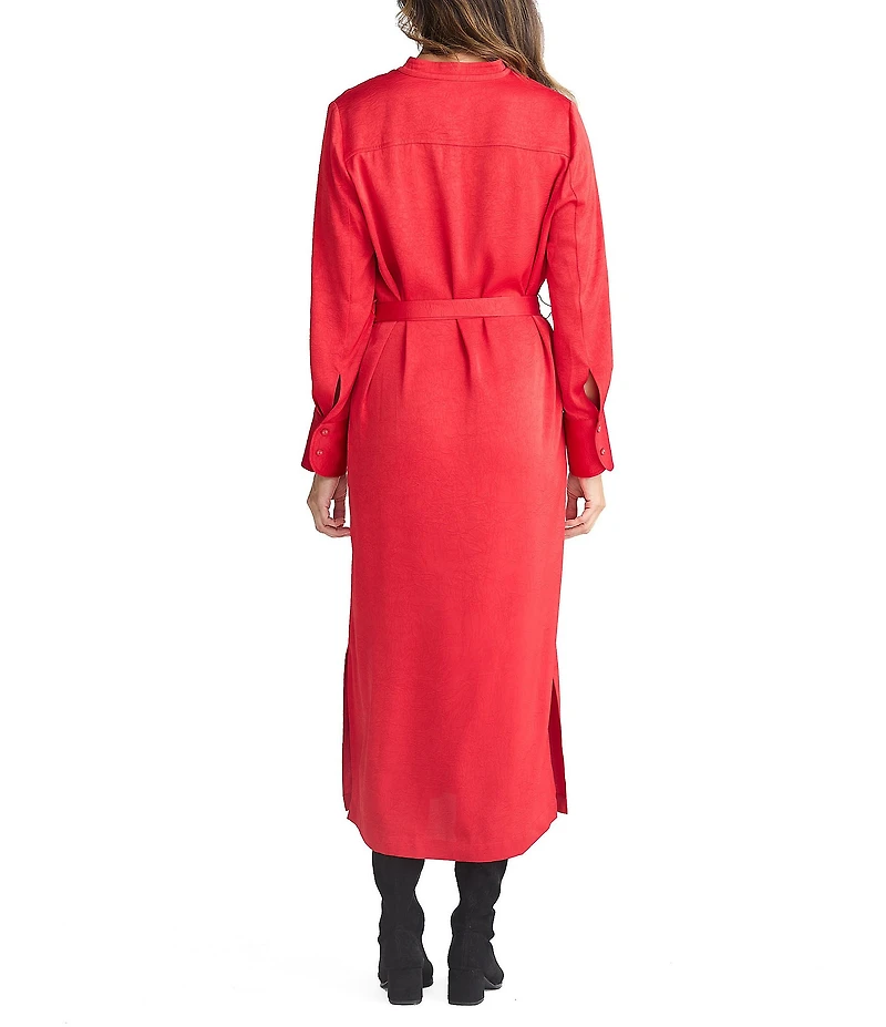 Brave + True Sampson Long Sleeve Satin Dress