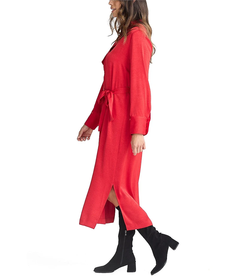 Brave + True Sampson Long Sleeve Satin Dress