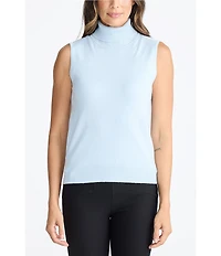Brave + True Sleeveless Pullover Knit Turtleneck Top