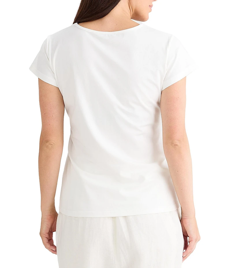 Brave + True Amor Short Sleeve Crew Neck Tee