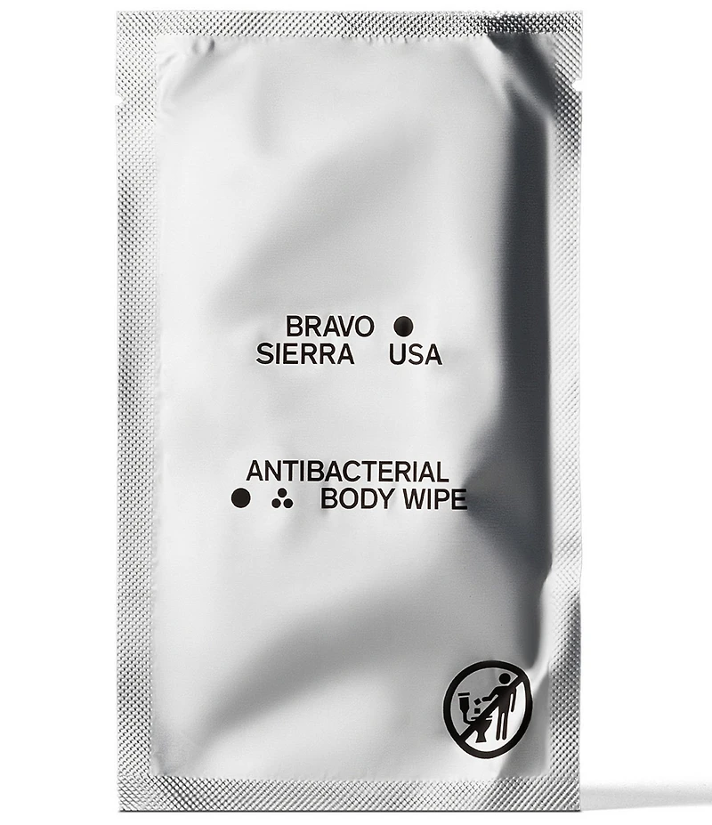 Bravo Sierra Body Antibacterial Wipes 10 Ct