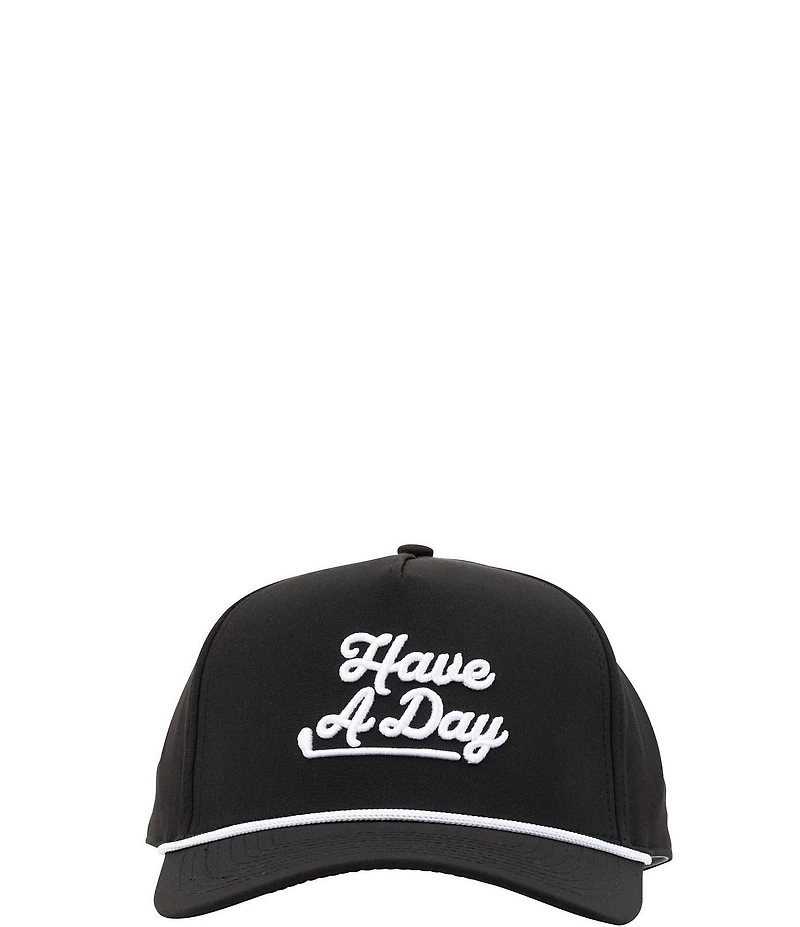 Breezy Golf Have A Day Rope-Detailed Hat
