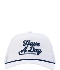 Breezy Golf Have A Day Rope-Detailed Trucker Hat
