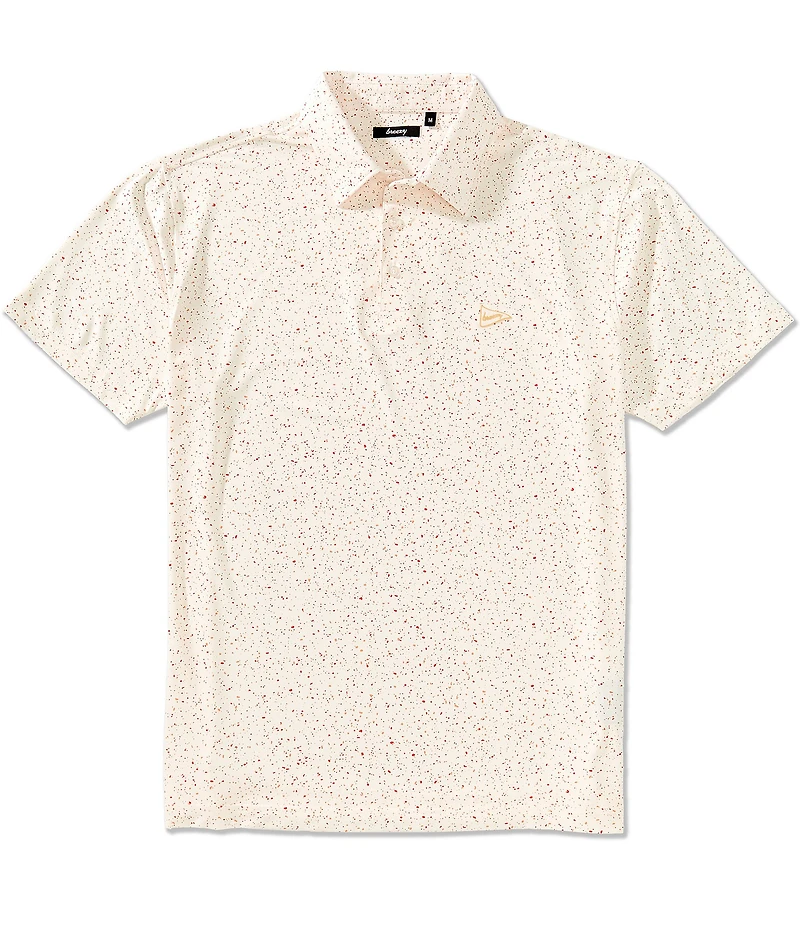 Breezy Golf Heatin Up Short Sleeve Polo Shirt