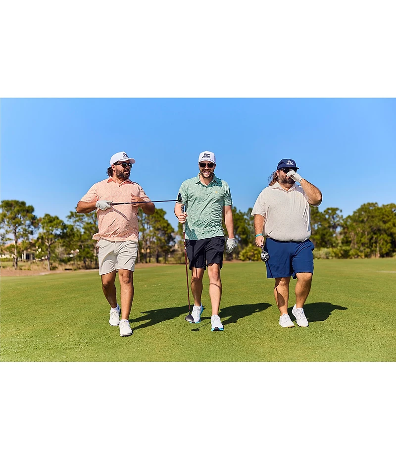 Breezy Golf Heatin Up Short Sleeve Polo Shirt