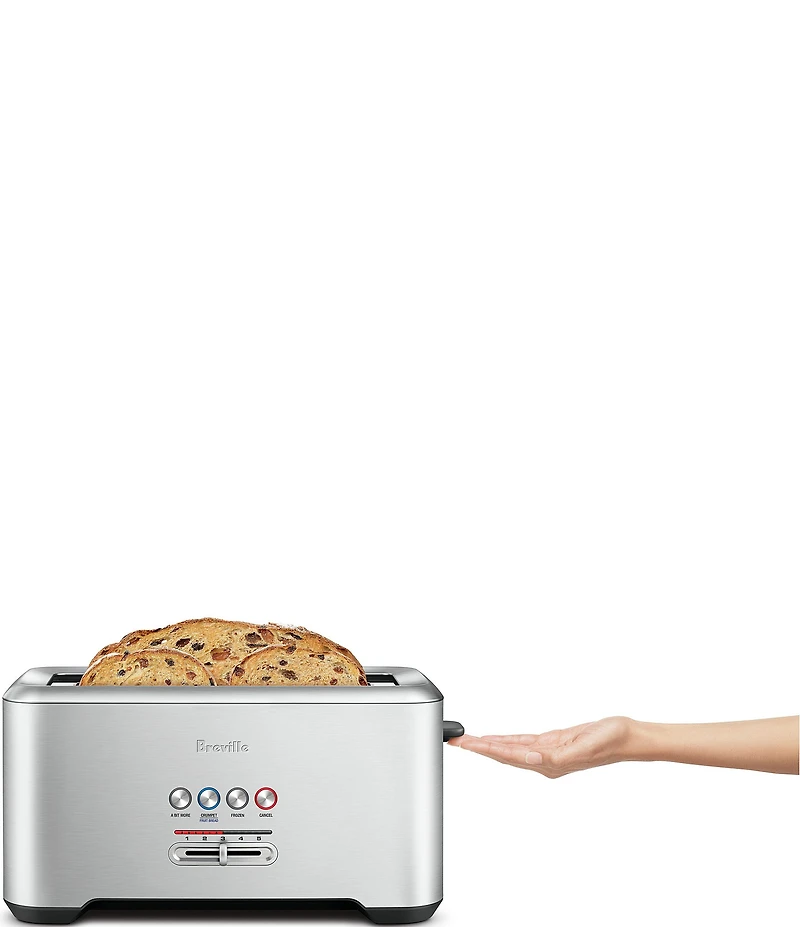 Breville A Bit More'® Long-Slot 4 Slice Stainless Steel Toaster