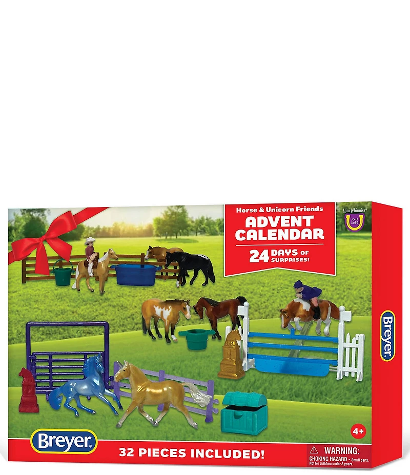 Breyer Horse & Unicorn Friends Advent Calendar And Playset