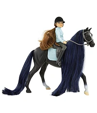 Breyer Thoroughbred Horse & English Rider - Jet & Charlotte