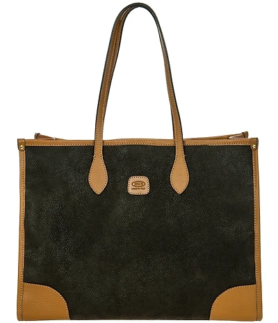 Bric's Life Contrast Trim Tote Bag