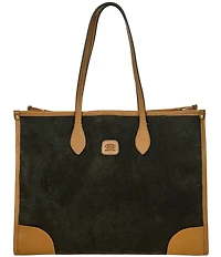 Bric's Life Contrast Trim Tote Bag