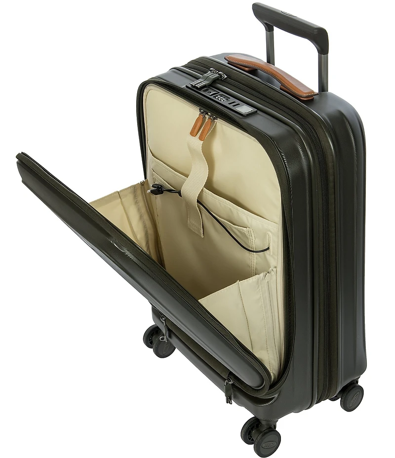 Bric's Taormina 21#double; Expandable Spinner with Pocket Carry-on Suitcase