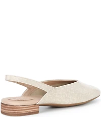 Brioso Alia Textured Leather Slingback Flats