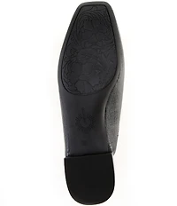 Brioso Alia Textured Leather Slingback Flats