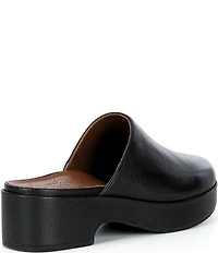 Brioso Brent Leather Slip-On Mules