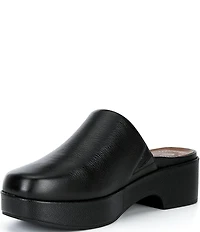 Brioso Brent Leather Slip-On Mules