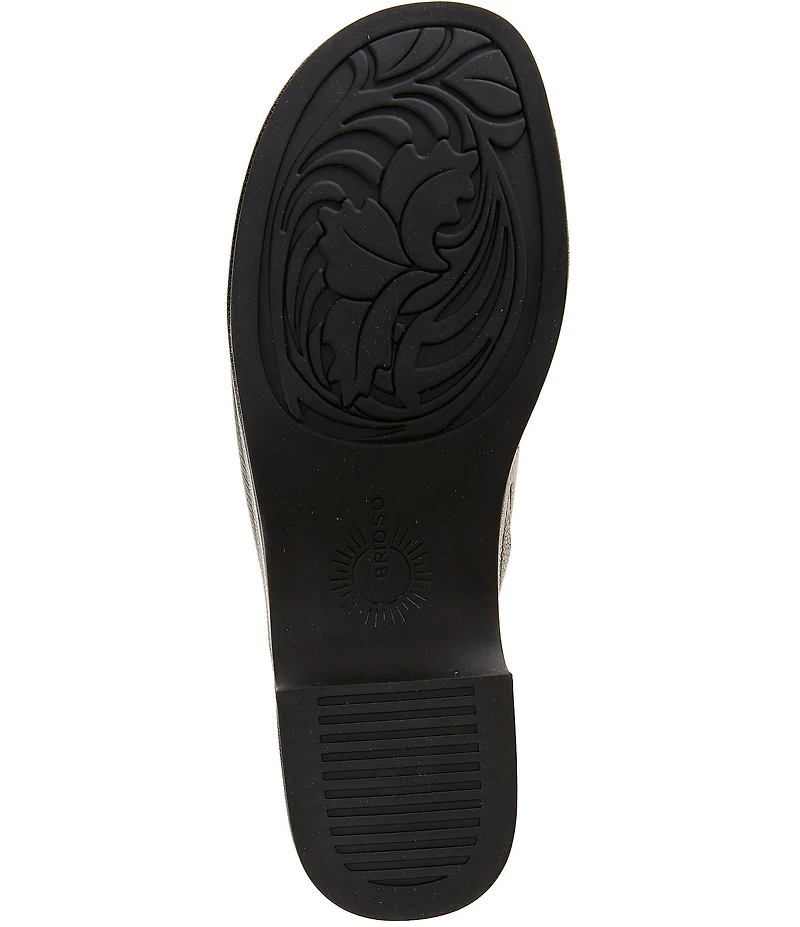 Brioso Brent Leather Slip-On Mules