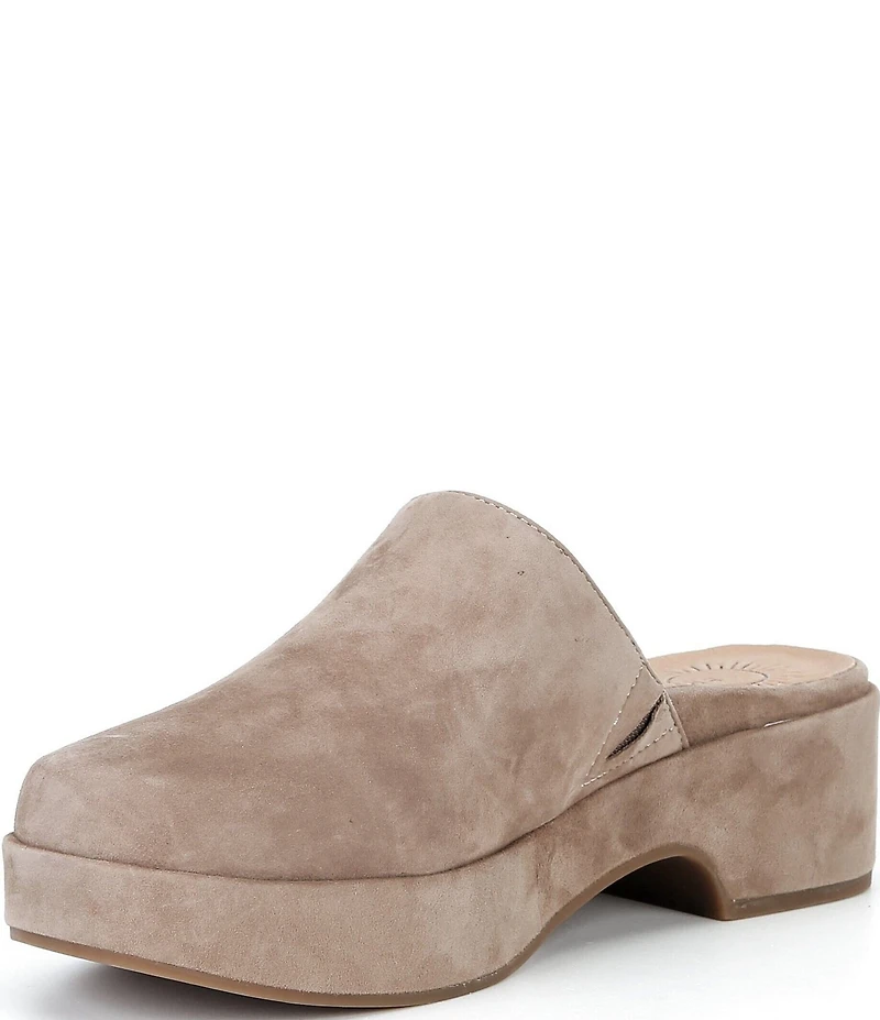 Brioso Brent Suede Slip-On Mules