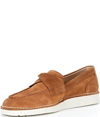 Brioso Clarence Suede Twisted Loafers