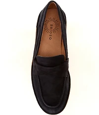 Brioso Clarence Suede Twisted Loafers