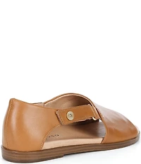 Brioso Dara Covered Dorsay Leather Sandals