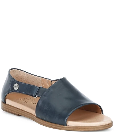 Brioso Dara Covered Dorsay Leather Sandals