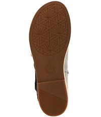 Brioso Dara Covered Dorsay Leather Sandals