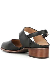 Brioso Ellory Two Piece Leather Slingback Pumps