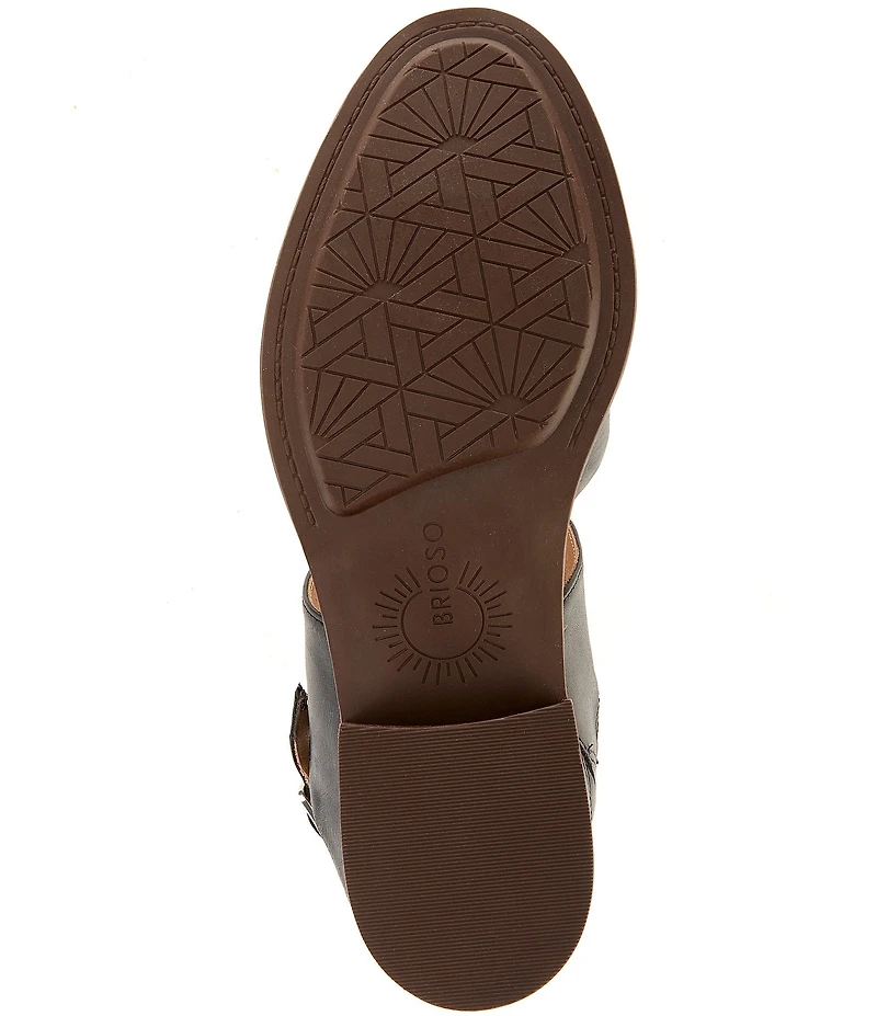 Brioso Ellory Two Piece Leather Slingback Pumps