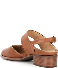 Brioso Ellory Two Piece Leather Slingback Pumps